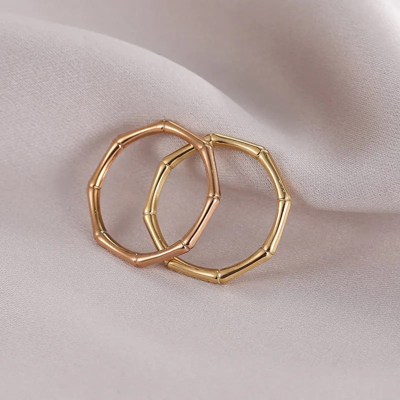 Bamboo Thin Band Ring