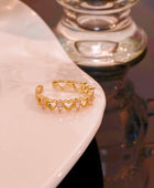 Queen Heart Diamond Ring