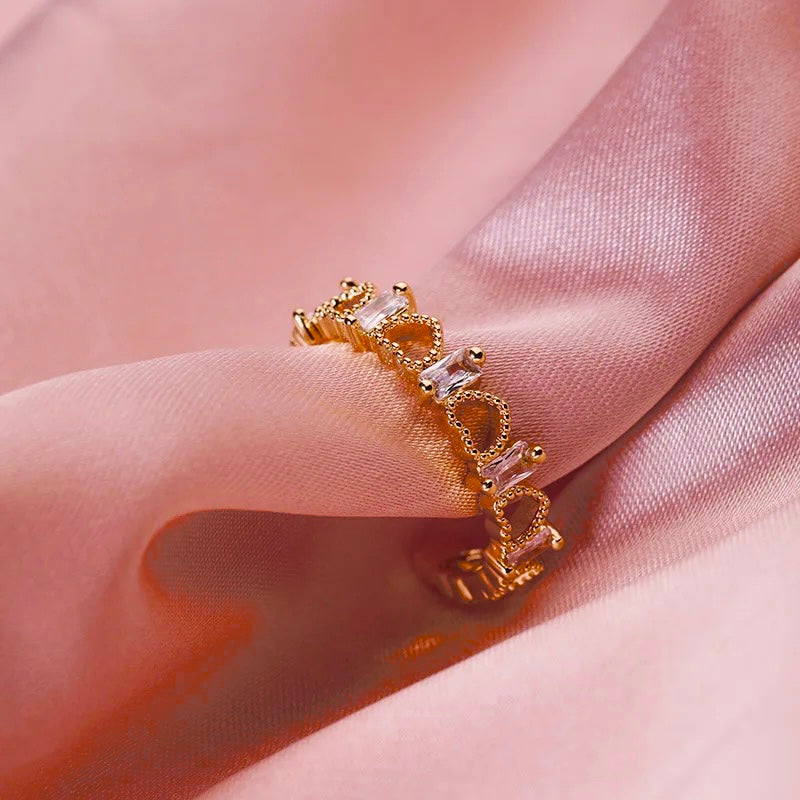 Queen Heart Diamond Ring
