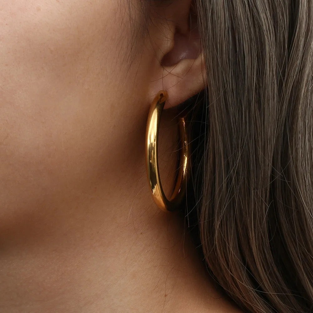 Selah Big Gold Hoops
