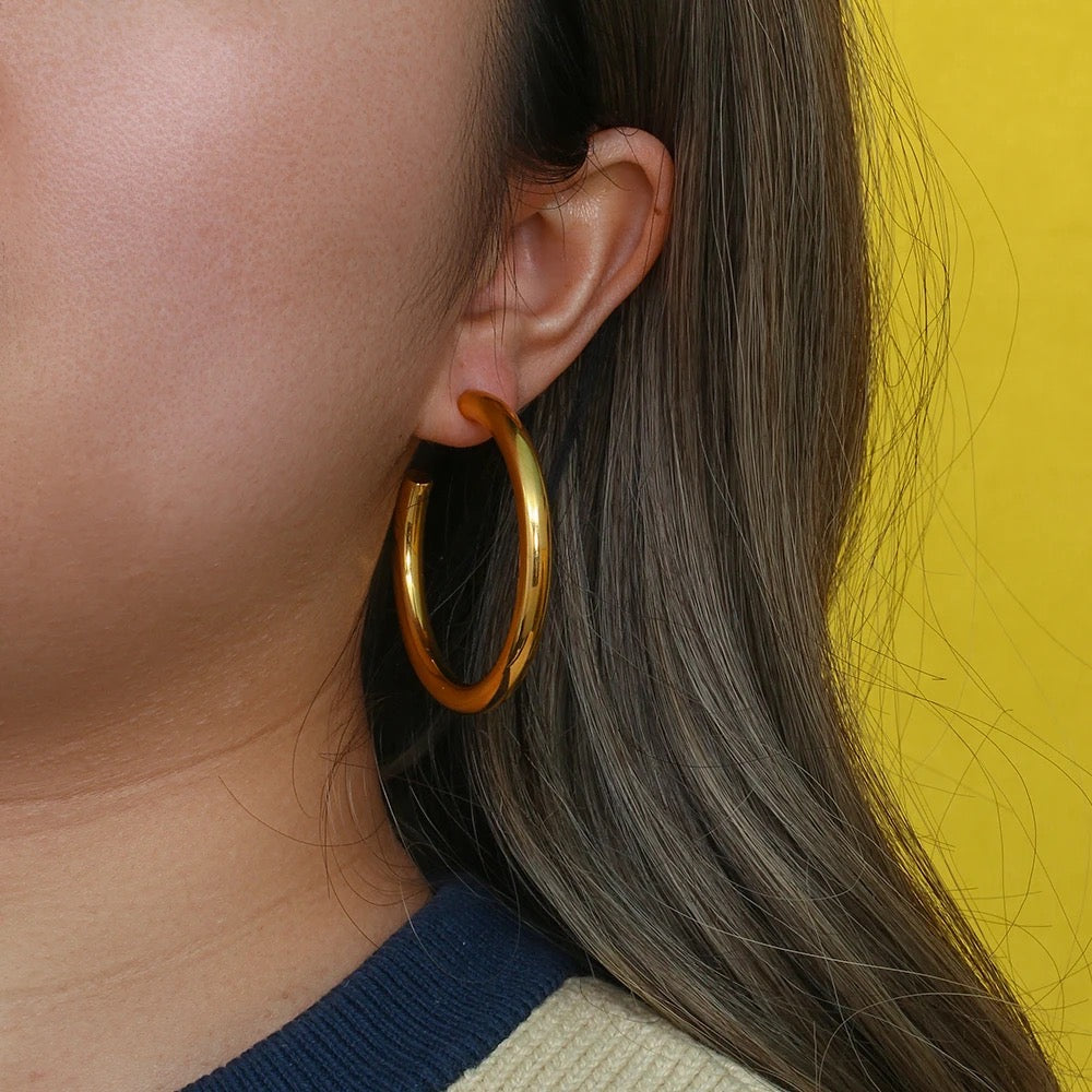 Selah Big Gold Hoops