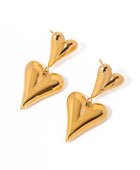 Jadina Heart Hanging Earrings