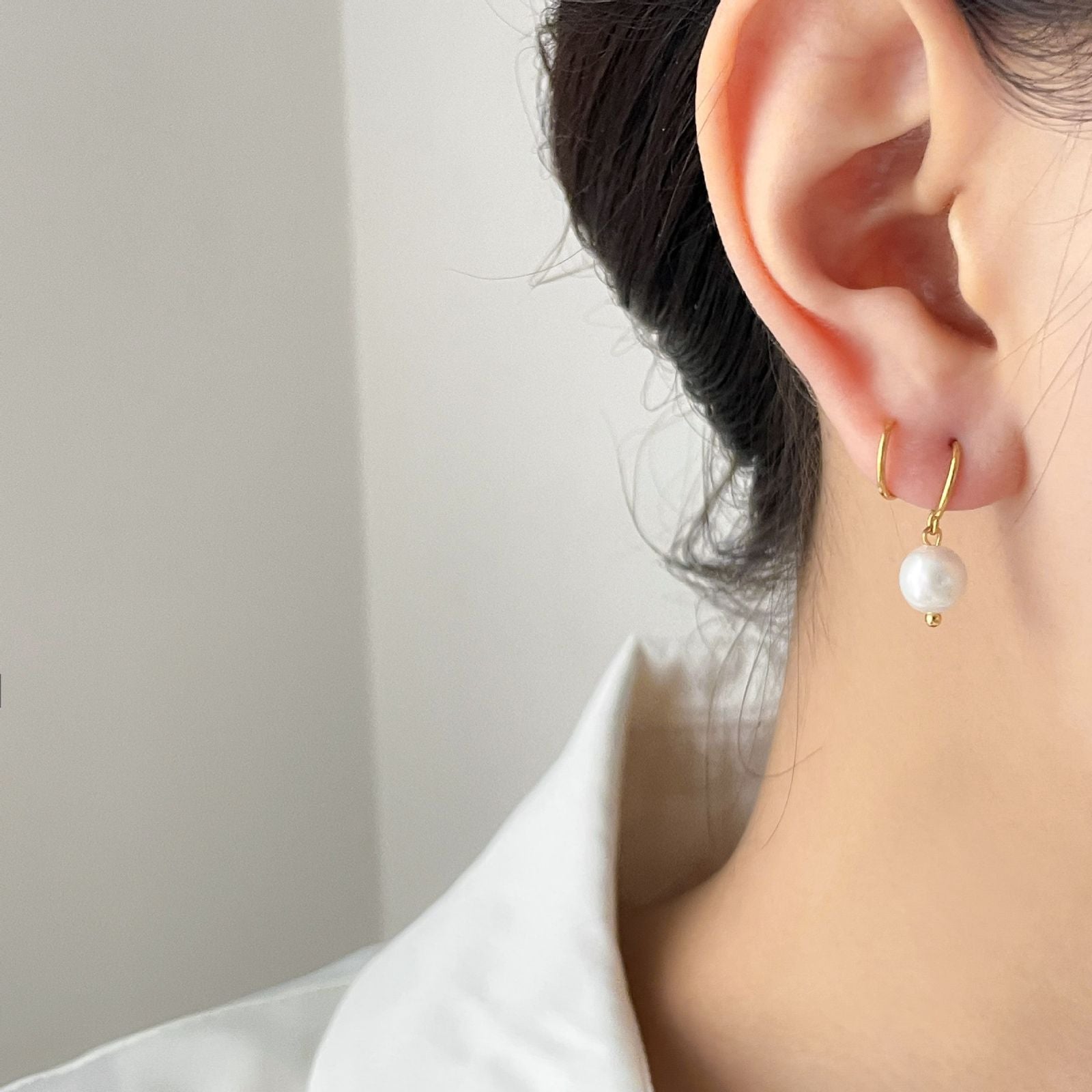 Molly Pearls Twisted Earrings