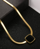 Mello Square Snake Necklace