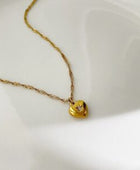 Barcelona Heart Gold Necklace