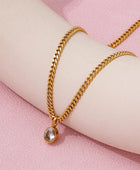 Persi Diamond Gold Necklace