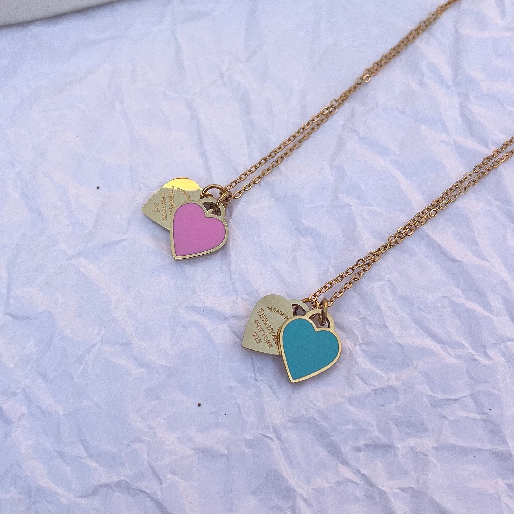 T & Co Cute Gold Necklaces