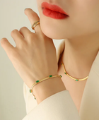 Go to Wear Snake Emerald Bracelets