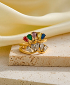 Crowny Diamond Gold Ring✨