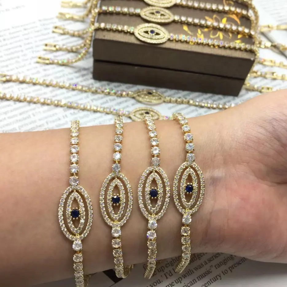 Bluestone Evil Eye Tennis Bracelet