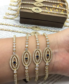 Bluestone Evil Eye Tennis Bracelet