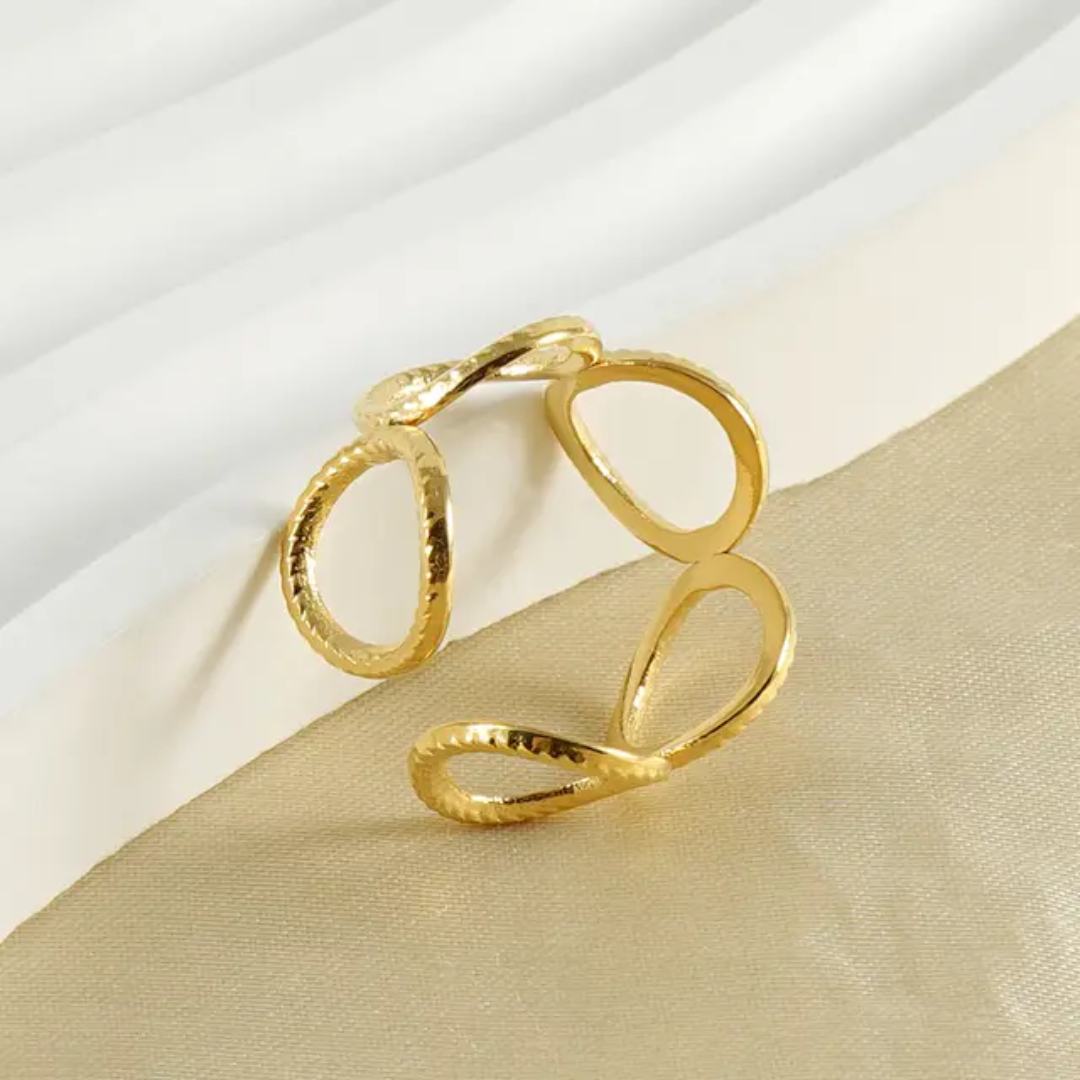Circle Hollow Gold Ring