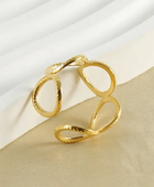 Circle Hollow Gold Ring