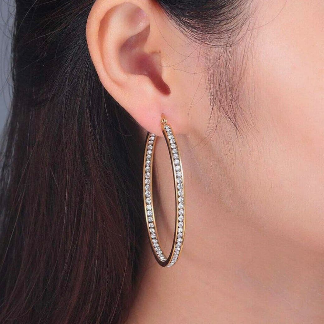 Ruois Big Diamond Hoops