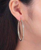 Ruois Big Diamond Hoops