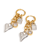 Gala Statement Dual Colour Earrings