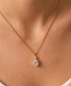Astrie Oval Diamond Necklace