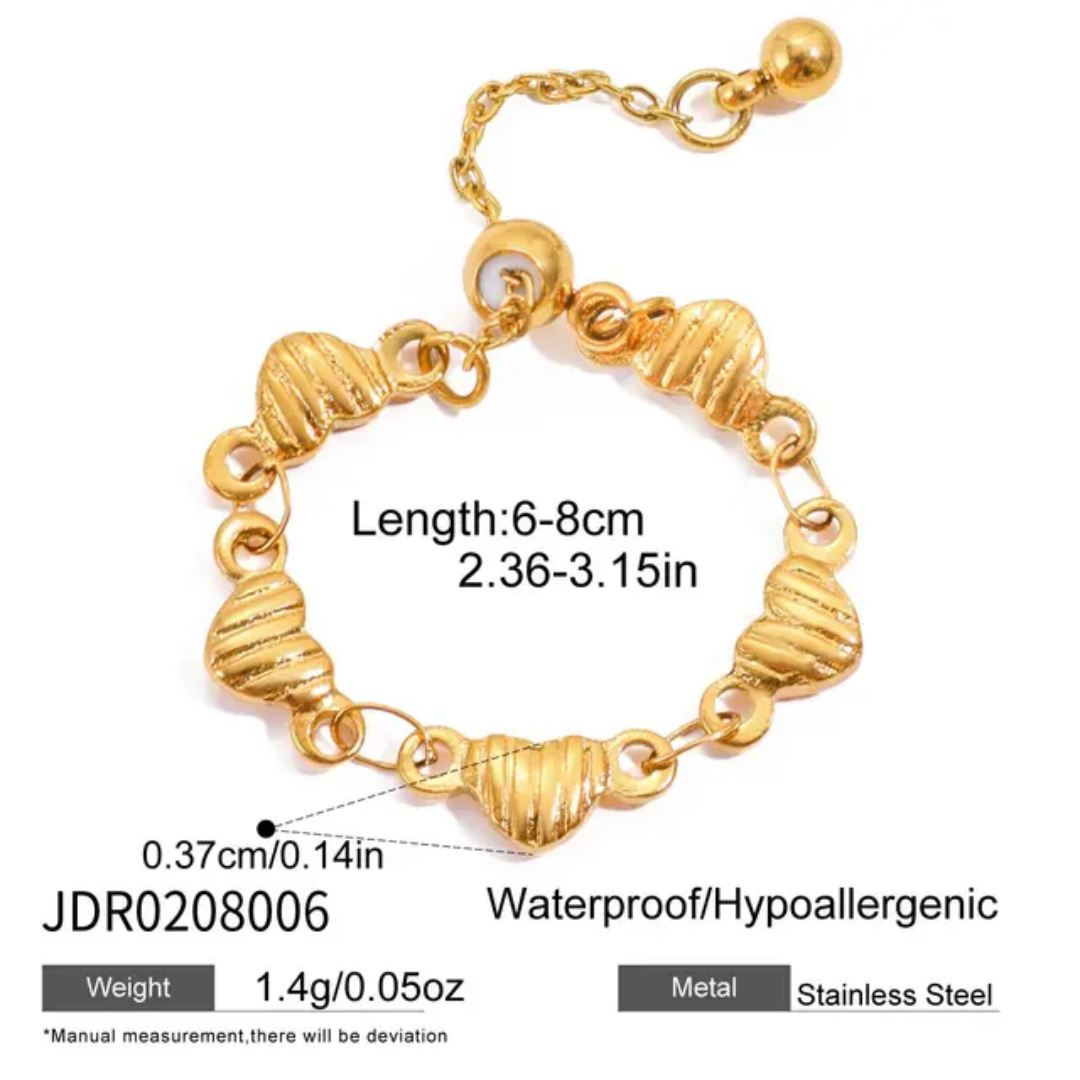 Jibi Heart Dainty Rings