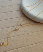 Erica Long Drop Double Necklace✨