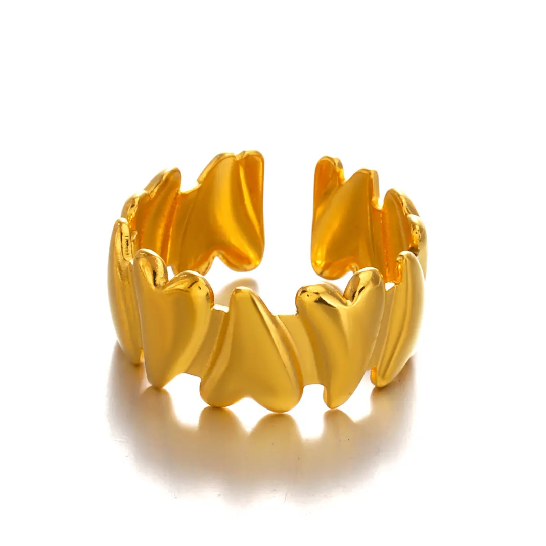 Together Heart Gold Ring