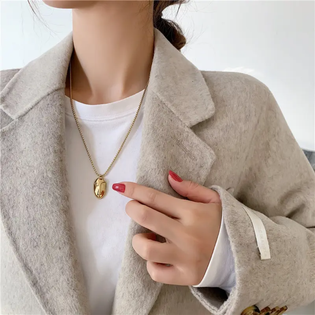 Face off Gold Necklace✨