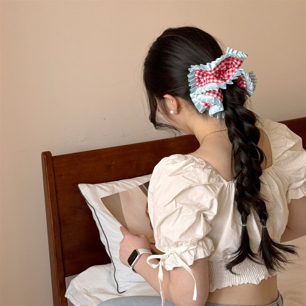 Rizzo Checkered Scrunchies