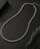 Bare Chunky Silver Linked Chain
