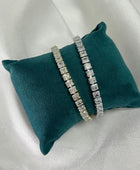 Claro Square Tennis Bracelets