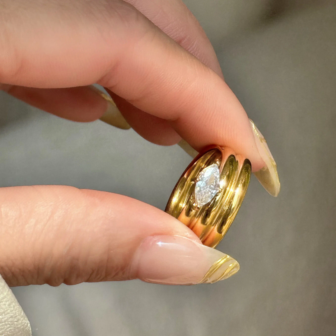 Jupina Diamond Bold Ring✨❤️