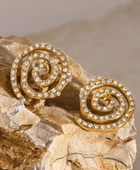 Evolvi Diamond Round Earrings