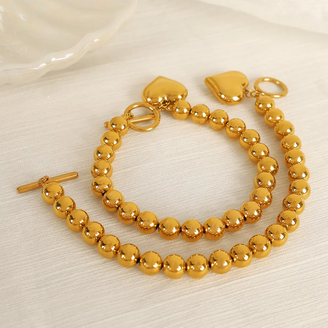 Givai Heart Ball Bracelet