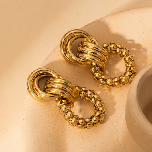 Corli Statement Gold Earrings❤️