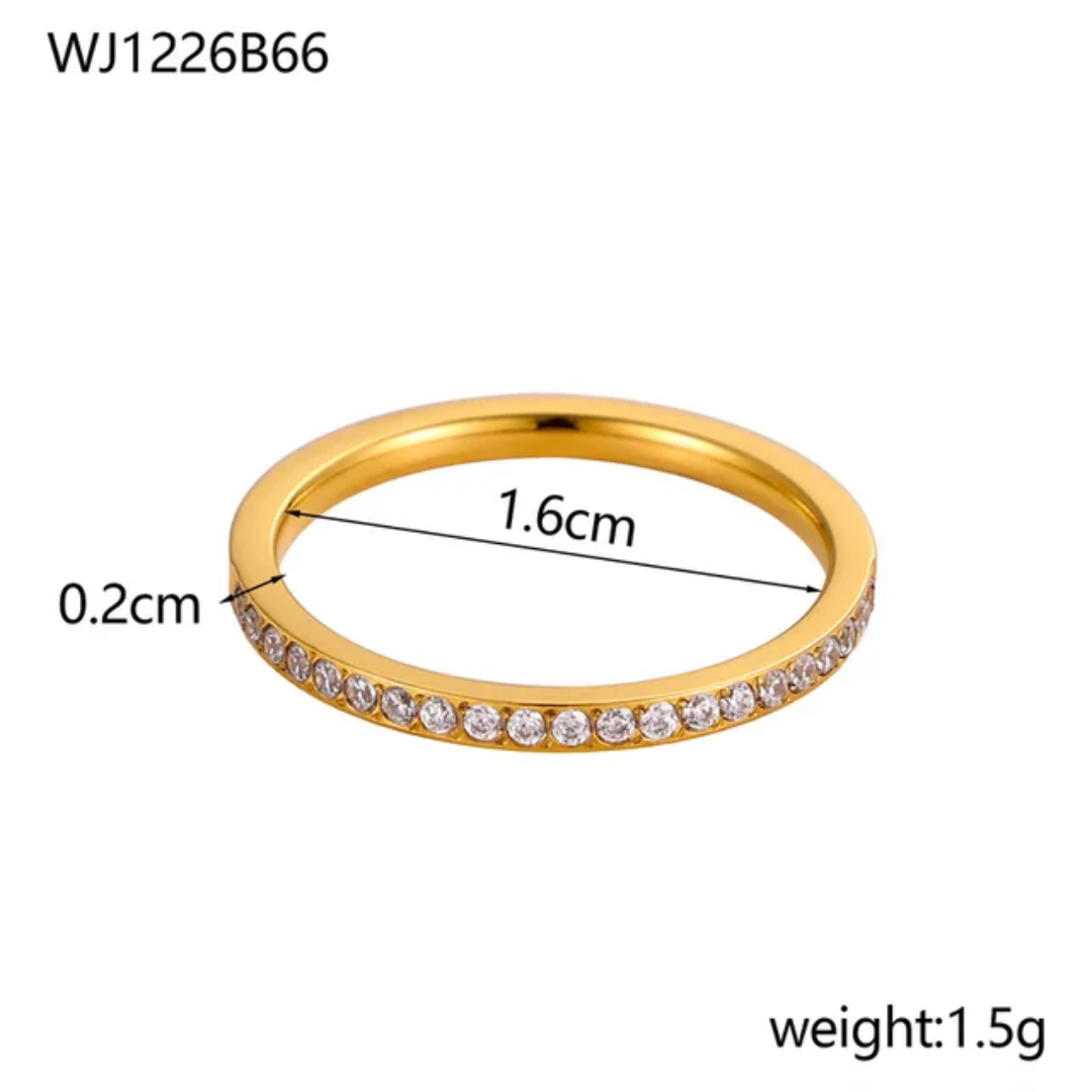 Eternity Diamond Gold Bands