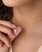 Dripping Drop Diamond Necklace