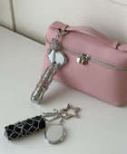 Soft Girlie Lipstick Holder Keychain