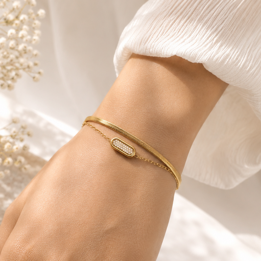 Pawi Layered Gold Bracelet