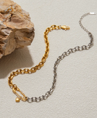 Stylish Dual Safety Pin Necklace