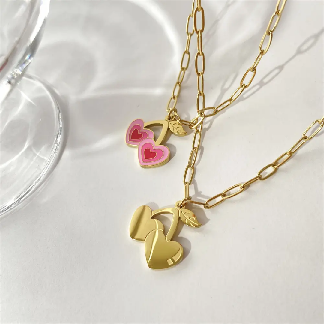 Baby Golden Hearts Necklace❤️