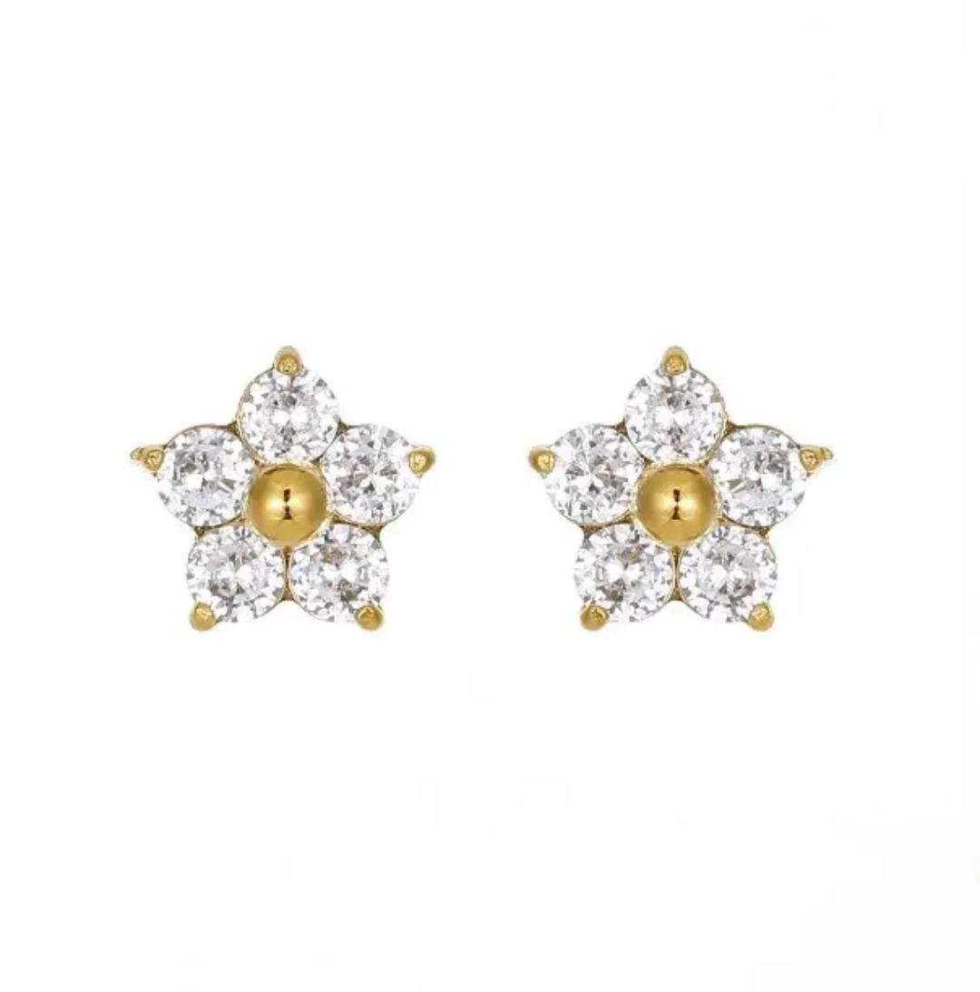Peppi Mini Flower Studs