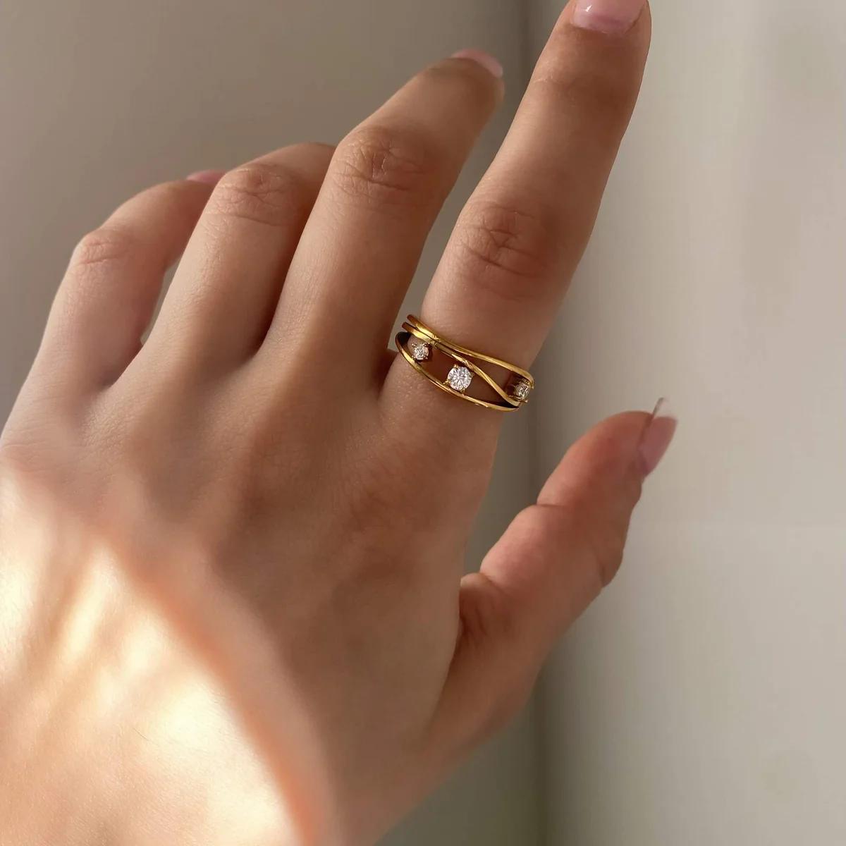 Fasan Diamond Net Ring✨❤️