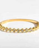 Caesi Diamond Gold Cuff