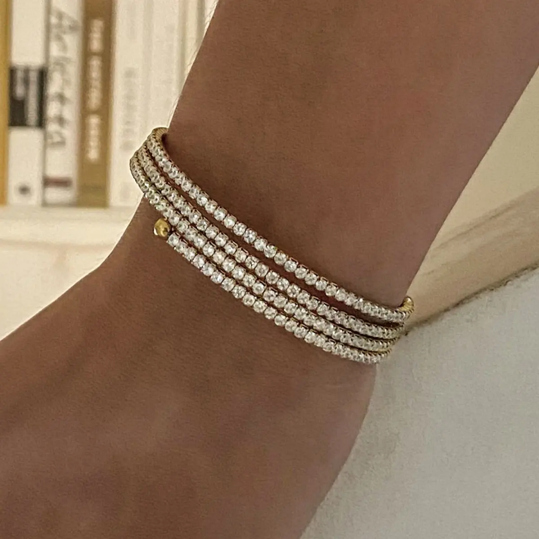 Glibi 4 Layered Diamond Cuff✨