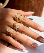 Julie Solitaire Statement Rings