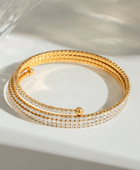 Glibi 4 Layered Diamond Cuff✨