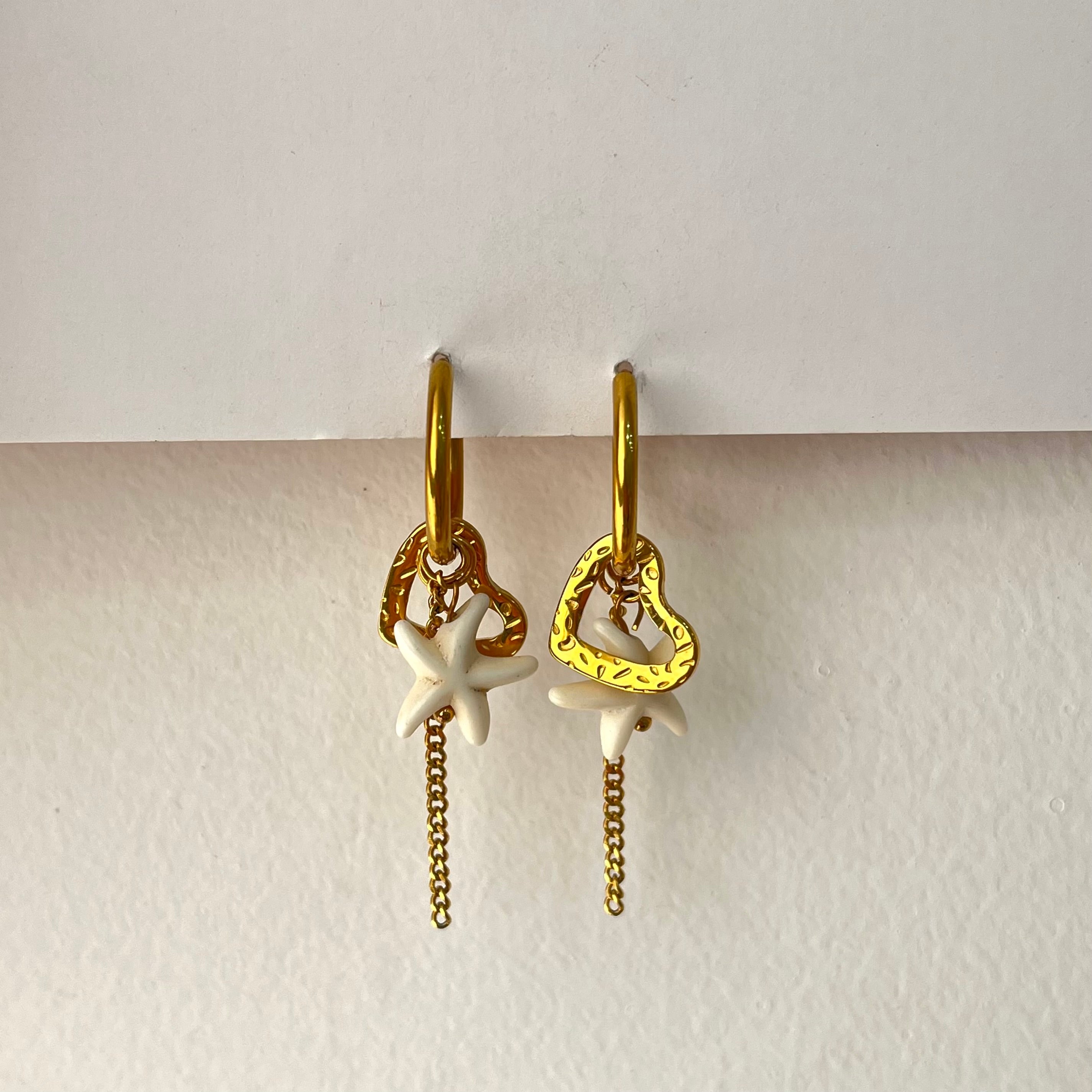Alogni Beachy Star Earrings