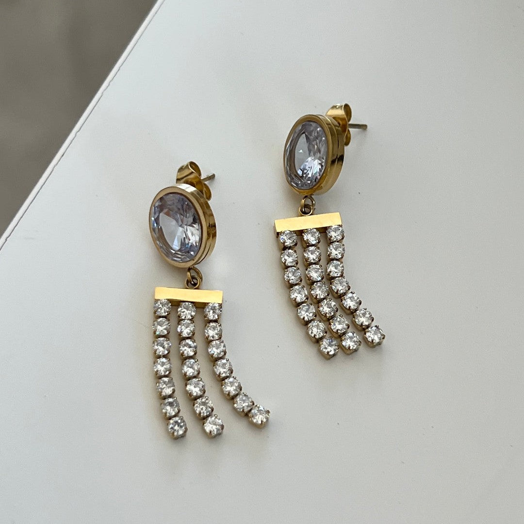 Tavi Diamond Statement Earrings