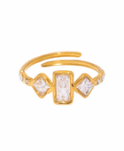 Charmi Solitaire Gold Ring