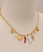 Chilli Cake Heart Charm Necklace✨