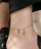 Wish Bottle Gold Anklet✨