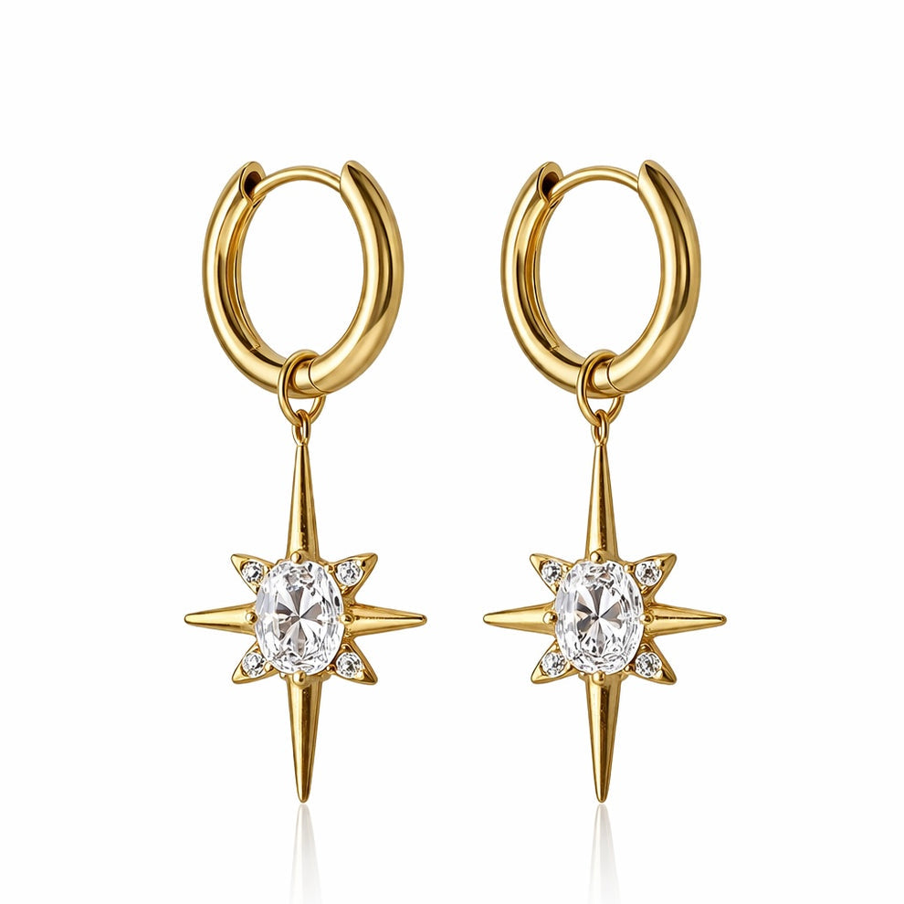 Jubilna Starlight Gold Earrings✨